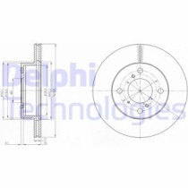 Disc frana DELPHI