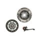 Set ambreiaj AISIN kit cu rulment hidraulic 250mm Nissan Qashqai I X-Trail II Renault Koleos I 2.0D 21 dinti trei piese