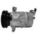 Compresor aer condiționat AIRSTAL FIAT 120ml R134a 12V 120mm 5SL12CT 4 caneluri 3 găuri de fixare PAG 100