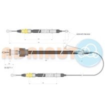 Cablu, frana de parcare ADRIAUTO