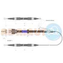 Cablu, frana de parcare ADRIAUTO
