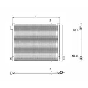 Condensator, climatizare NRF