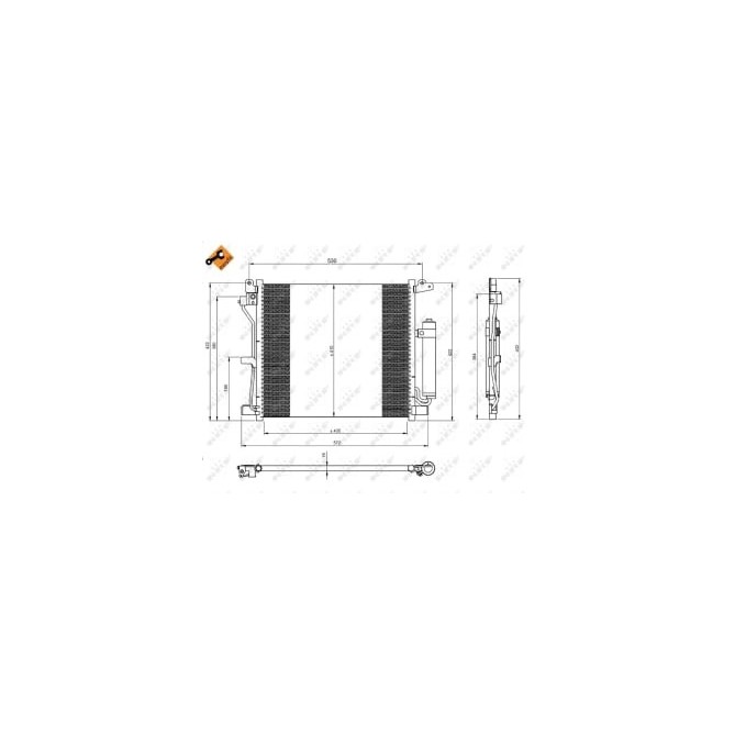 Condensator, climatizare NRF