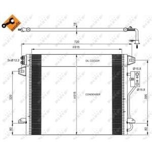 Condensator, climatizare NRF