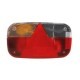 Stop spate stânga ASPOCK 12V indicator anti-ceață frână parcare reflector triunghiular conector Bayonet 5PIN