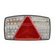 Stopuri spate ASPOCK Lampa spate LED 10/30V indicator ceata marsarier frana parcare reflector triunghi cablu 0,5m SCANIA