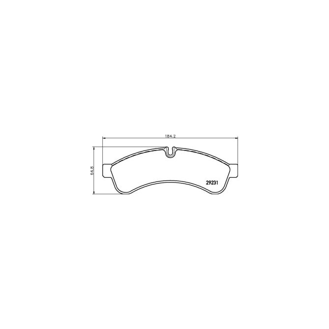 Set placute frana,frana disc BREMBO