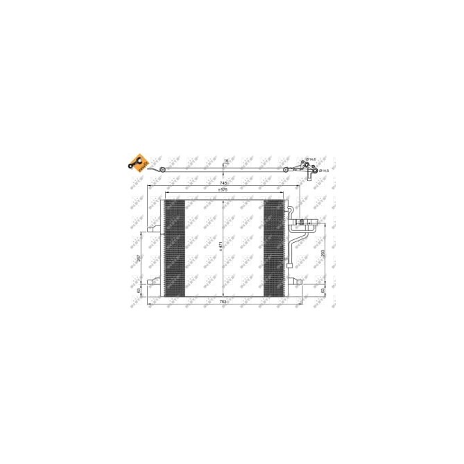 Condensator, climatizare NRF