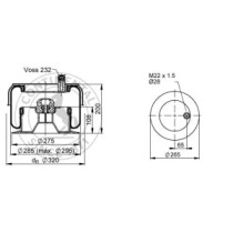 Burduf, suspensie pneumatica CONTITECH