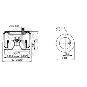 Burduf, suspensie pneumatica CONTITECH