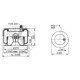 Burduf suspensie pneumatica fata L/R piston metalic Mercedes Actros MP4 Antos CONTITECH 32mm 32x32x32cm