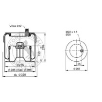 Burduf, suspensie pneumatica CONTITECH