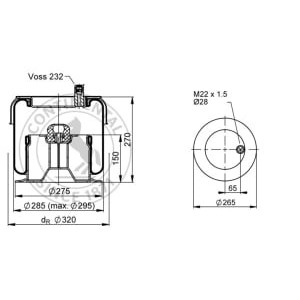 Burduf, suspensie pneumatica CONTITECH