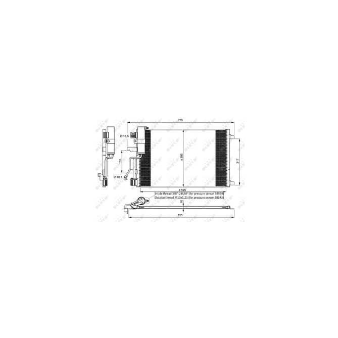 Condensator, climatizare NRF