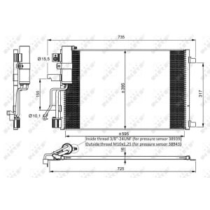 Condensator, climatizare NRF