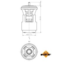 Termostat,lichid racire NRF