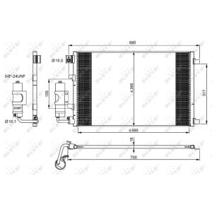 Condensator, climatizare NRF