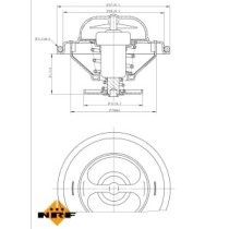 Termostat,lichid racire NRF