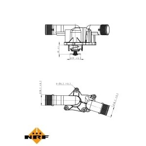 Termostat,lichid racire NRF