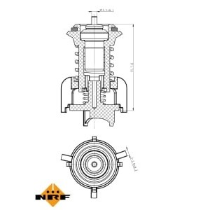 Termostat,lichid racire NRF