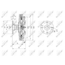 Cupla, ventilator radiator NRF