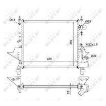 Radiator, racire motor NRF