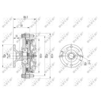 Cupla, ventilator radiator NRF