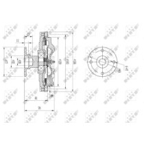 Cupla, ventilator radiator NRF