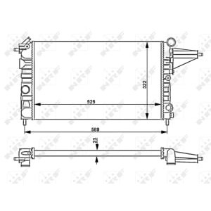 Radiator, racire motor NRF