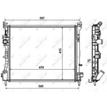 Radiator, racire motor NRF