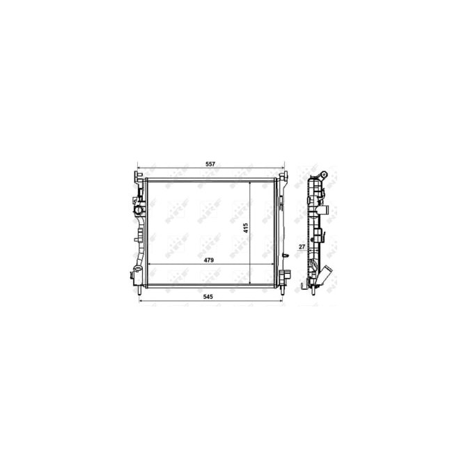 Radiator, racire motor NRF