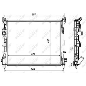 Radiator, racire motor NRF