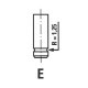 Supapa admisie FRECCIA 37x7x108,4 mm Citroen AX Saxo Xsara Nissan Micra II Peugeot 106 I II Rover 100 Metro 1.5D 06.94-07.04