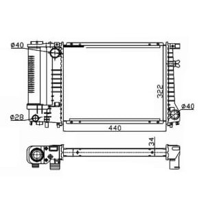 Radiator, racire motor NRF