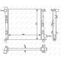 Radiator, racire motor NRF