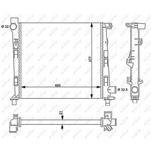 Radiator, racire motor NRF