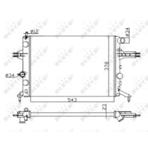 Radiator, racire motor NRF