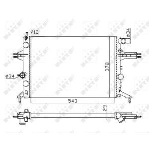 Radiator, racire motor NRF