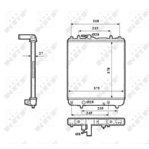 Radiator, racire motor NRF