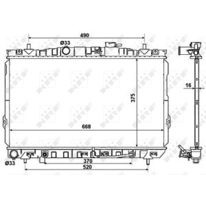 Radiator, racire motor NRF