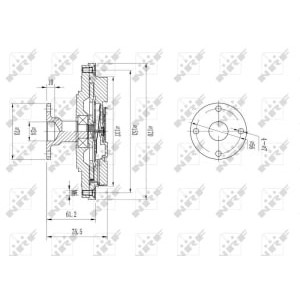 Cupla, ventilator radiator NRF