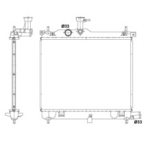 Radiator, racire motor NRF