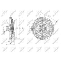 Cupla, ventilator radiator NRF