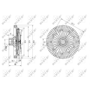 Cupla, ventilator radiator NRF