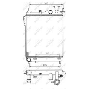 Radiator, racire motor NRF