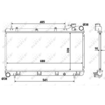 Radiator, racire motor NRF