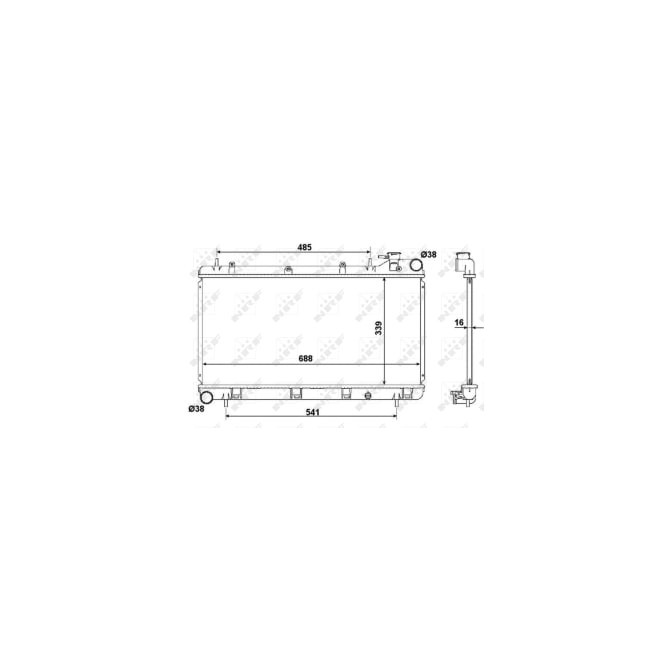 Radiator, racire motor NRF