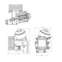 Radiator ulei, ulei motor NRF