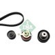 Set sincronizare curea pinion Ford Cougar Focus I Mondeo I II 1.6/1.8/2.0 04.93-11.04 25.4mm 129 dinti INA