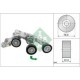 Întinzător curea transmisie INA Multi-V MERCEDES A W169 B W245 2.0D 09.04-06.12 Diametru 76mm Lățime 22mm